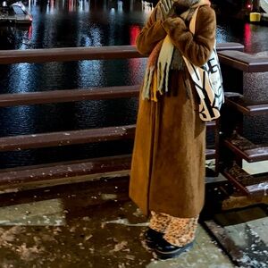 LOEIL Women's Brown Coat